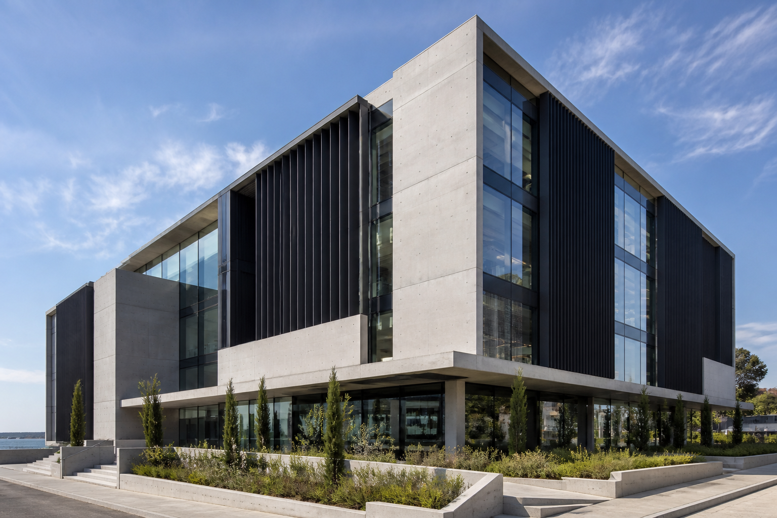 Modern office building